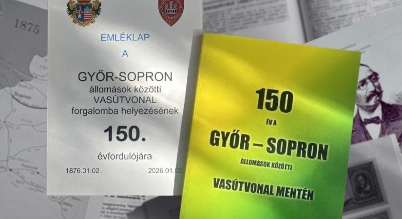 Különleges könyv készült a 150 éves Győr-Sopron vasútvonalról