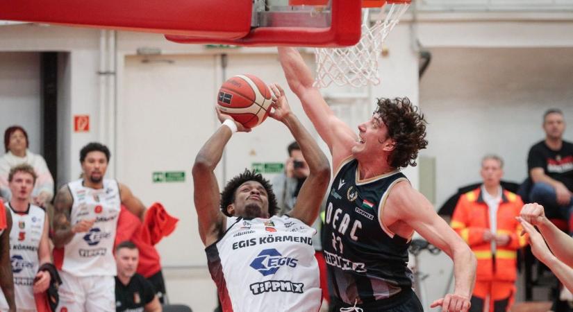 Vereséget szenvedtek a DEAC férfi kosarasai