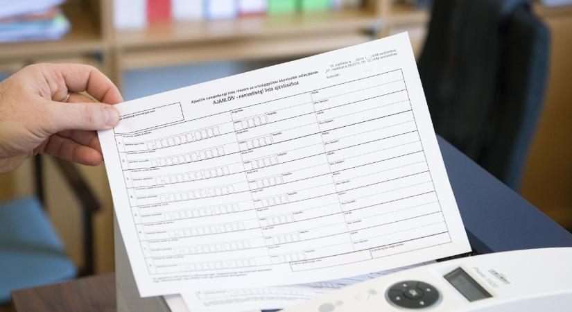 Választás 2026: a jelöltek 8200 ajánlóívet nem vittek vissza