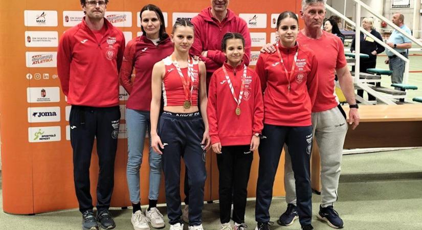 Atlétika – Kozma Luca Zoé csapatarany és aranyjelvény