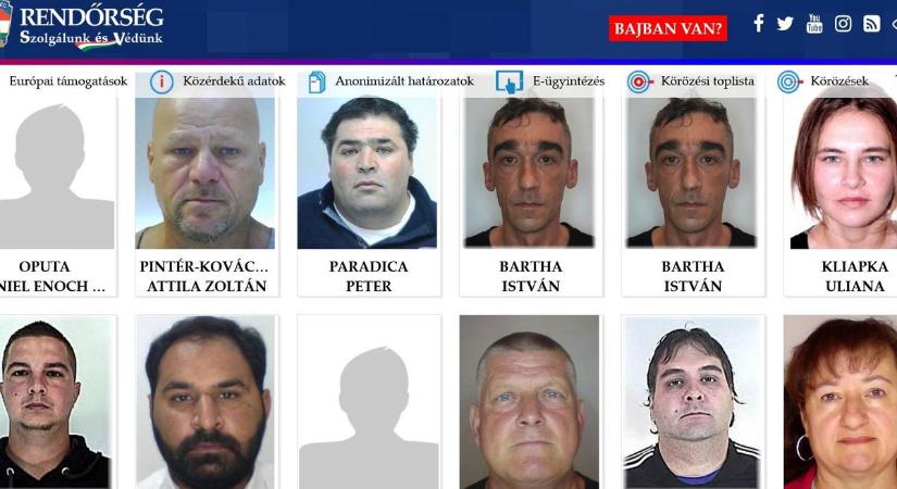 Pénzmosás, csalás, közokirat-hamisítás: ezt a 13 embert keresi a Nyíregyházi rendőrség (fotókkal!)