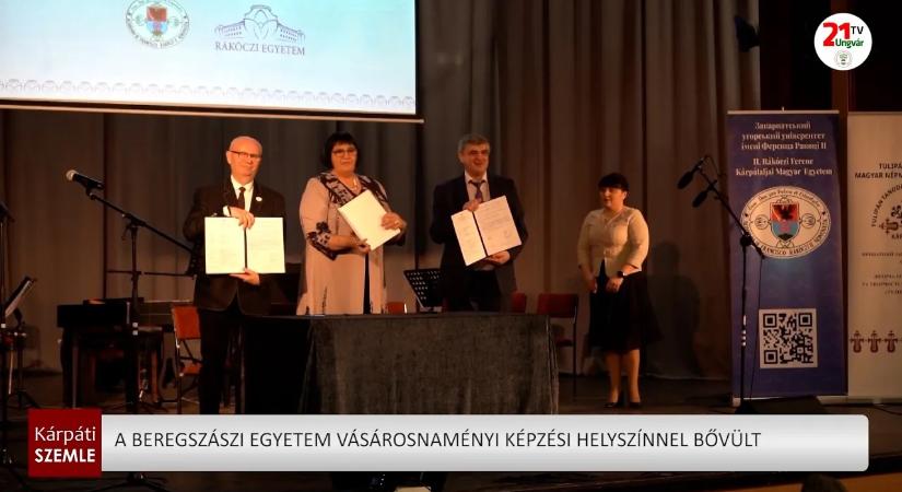 A beregszászi egyetem vásárosnaményi képzési helyszínnel bővült (videó)