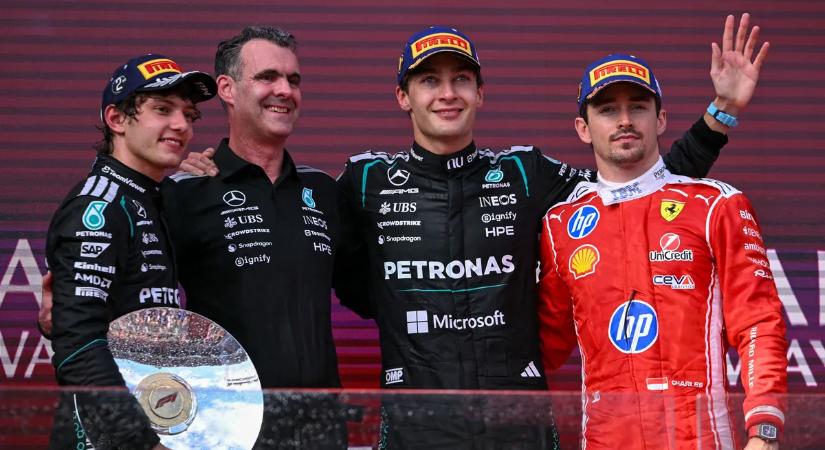 Norris szerint a Ferrarié a legjobb autó; Hamilton nem tartja lehetetlennek a Mercedes utolérését