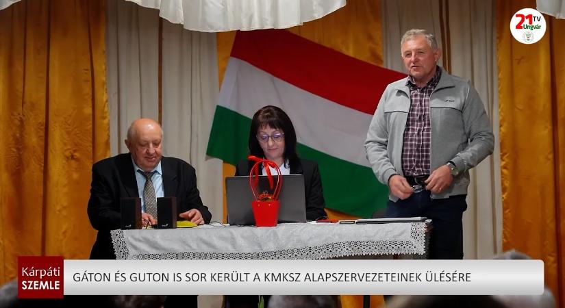 Gáton és Guton is sor került a KMKSZ alapszervezeteinek ülésére (videó)