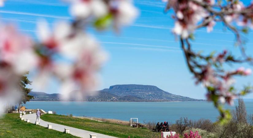 Berobbant a tavasz a Balatonon: rengetegen mentek a magyar tengerhez, de van két riasztó adat – vészjósló, ami a vízszinttel és a tó hőmérsékletével történik