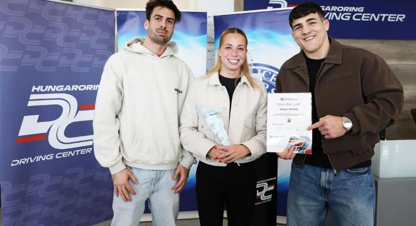 „NŐ a biztonság!” – veztéstechnikai tréningen próbálta ki magát Gulyás Michelle