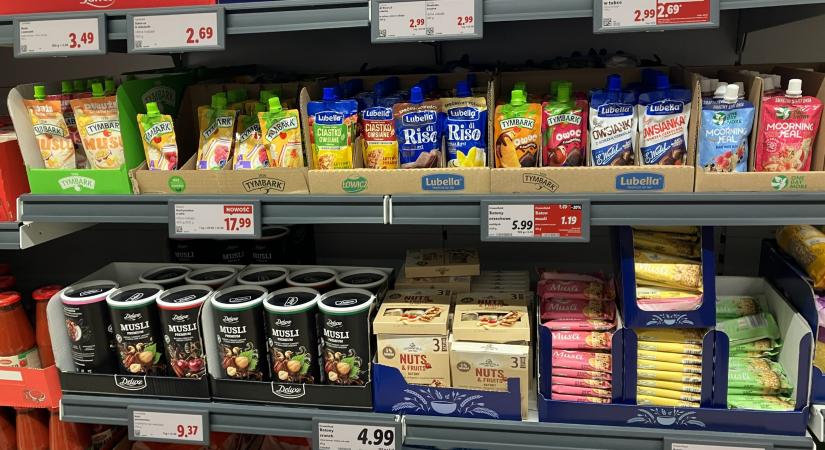 A tasakos, prémium és fehérjedús termékek irányába mozdul el a reggeli a lengyelországi Lidlben