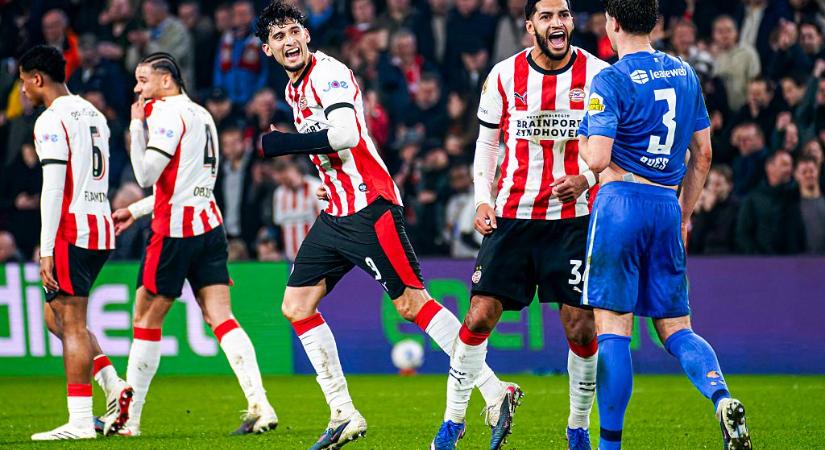 Eredivisie: tovább szárnyal a PSV, a Feyenoord és az Ajax is értékes pontokat hullajtott – KÖRKÉP