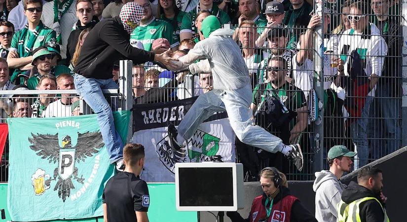 Eszméletlen szabotázs Dárdaiék meccsén: A szurkolók kihúzták a VAR-kábelt, vakon ítélt 11-est a bíró!