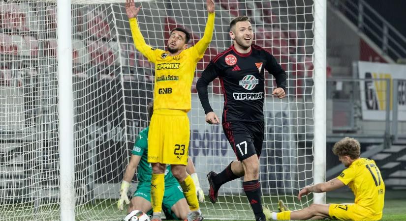 Dzsudzsák szabadrúgásból betalált a 200. NB I-es meccsén, a DVSC három góllal nyert a KBSC ellen