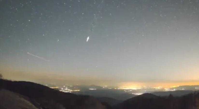 Tűzgömb szelte át az eget péntek este