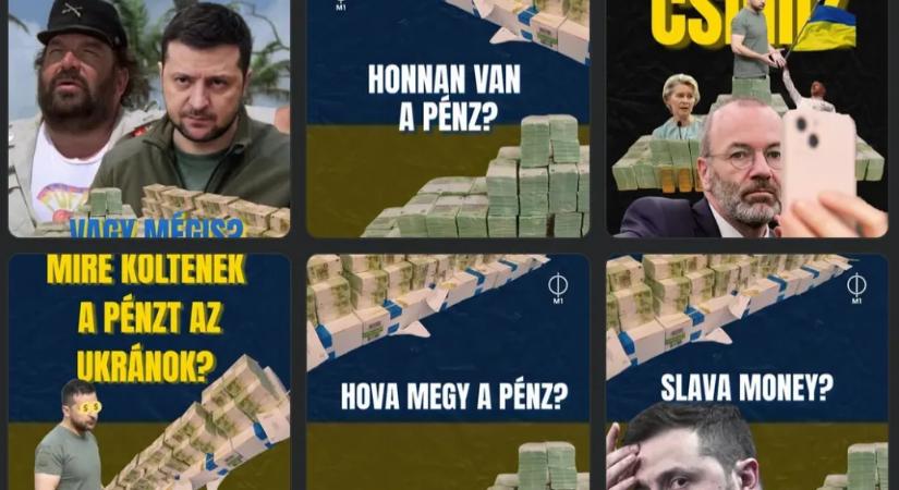 Hírek helyett az ukrán konvojügy értelmetlen mémelésével telt meg az M1 Facebook-oldala