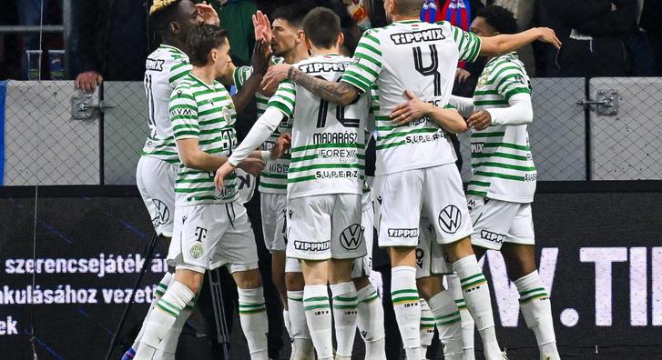 Tíz perc alatt két gólt rúgott, győzött és élre állt a Ferencváros a bajnokságban
