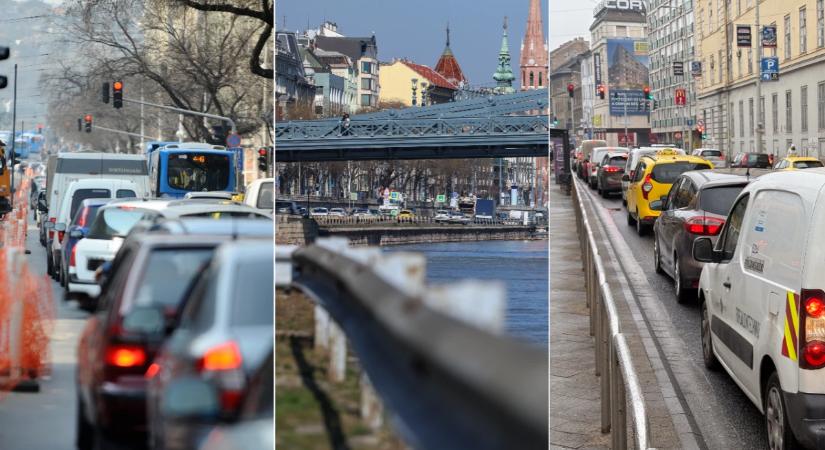 Újabb lezárás, újabb káosz? Márciustól ismét elzárják a pesti alsó rakpartot az autósok elől