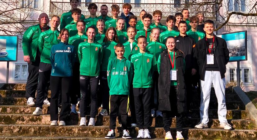 Hat éremmel zárta a magyar csapat a szlovén opent