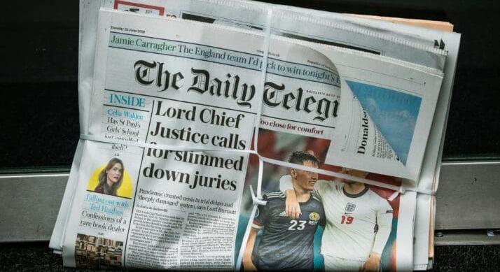 Médiapiaci óriásüzlet előtt áll az Axel Springer – 667 millió dollárért veheti meg a Telegraphot