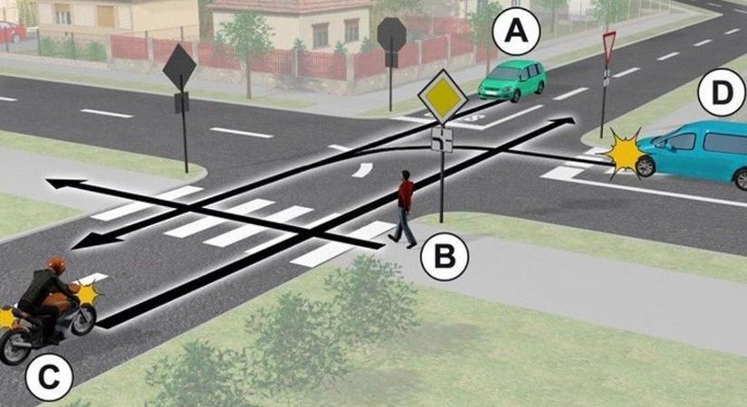 Csőbe húz ez az extrémnehéz KRESZ-teszt? Minden sofőr mumusa ez a kereszteződés
