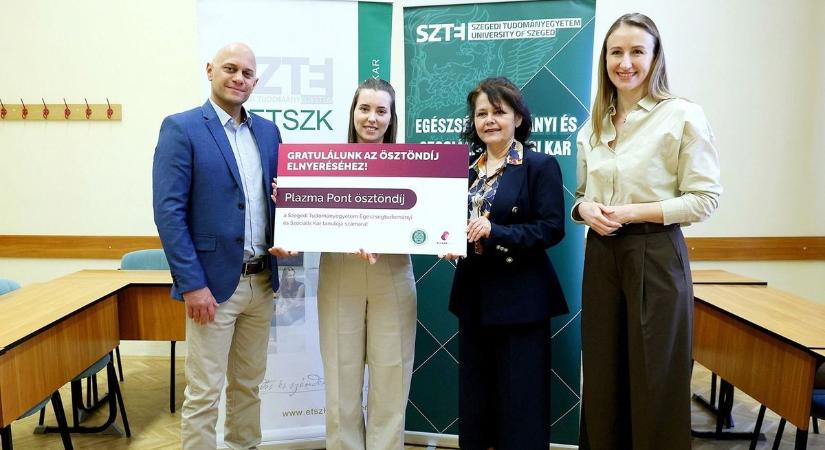A Plazma Pont ösztöndíja mentette meg egy védőnő hallgató félévét