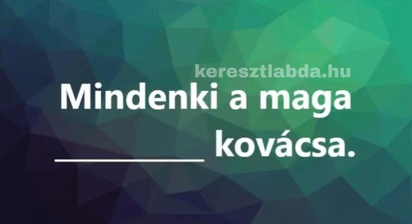 Közmondás a régi szép időkből: Emlékszel még, mi illik az üres vonalra?