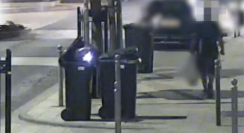 Két szemetes is lángra kapott Győrben, elfogták a gyújtogatót