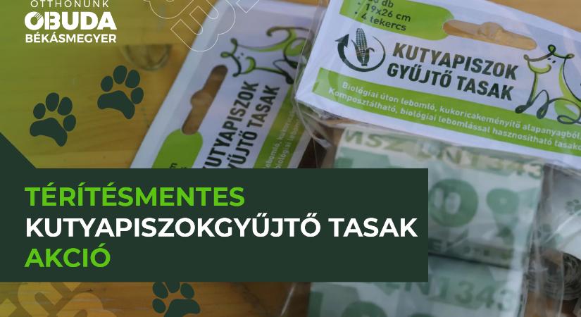 Újra meghirdetjük térítésmentes kutyapiszokgyűjtő tasak akciónkat!