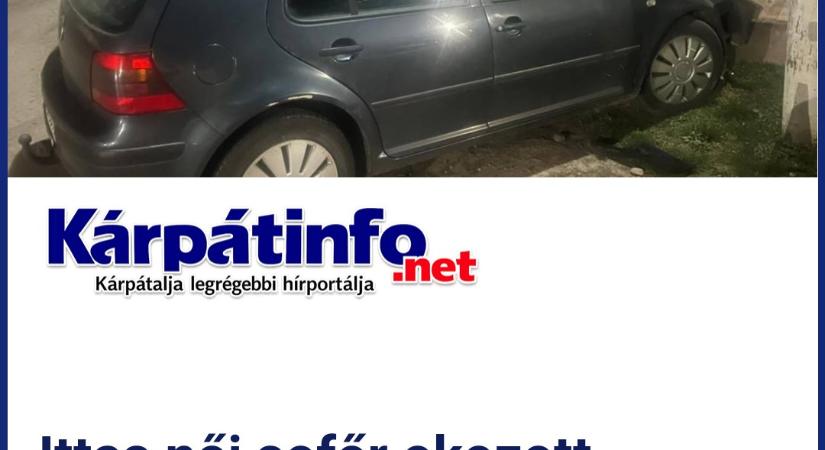 Ittas női sofőr okozott balesetet Muzsalyban – négyen megsérültek