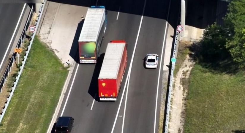 Balatoni razzia: a sztrádán kaszáltak a rendőrök