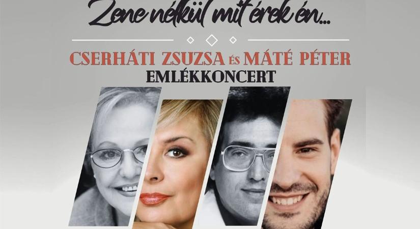 Cserháti Zsuzsára és Máté Péterre emlékezünk