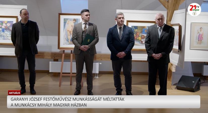 Aktuális(2026.03.09)Garanyi József festőművész munkásságát méltatták a Munkácsy Mihály Magyar Házban (videó)