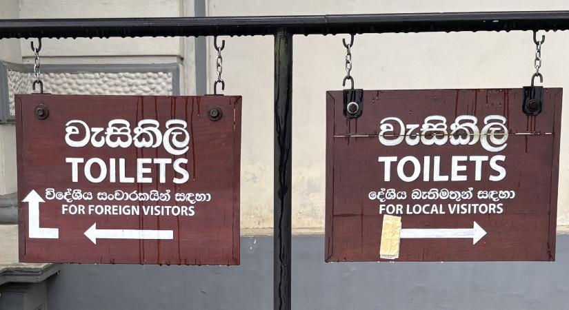 Turistavécé balra, helyi vécé jobbra: postcolonial hangover a trópusokon