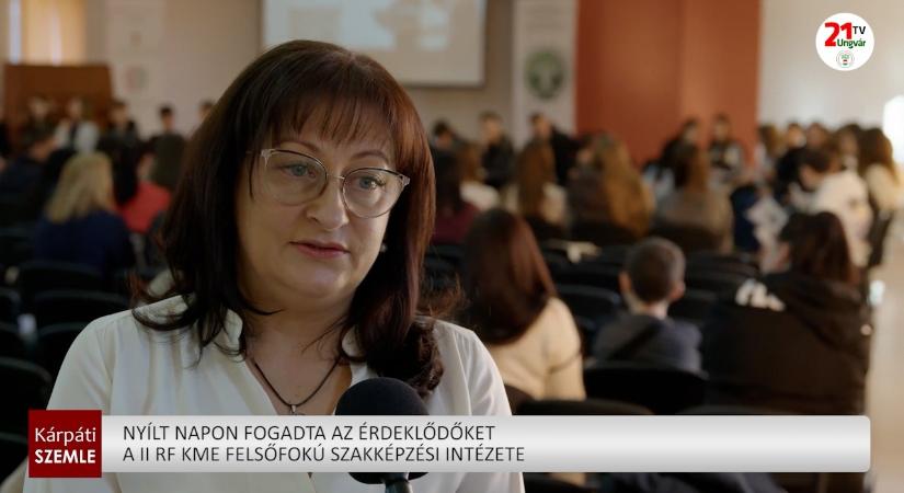 Nyílt napon fogadta az érdeklődőket a II. RF KME Felsőfokú Szakképzési Intézete (videó)