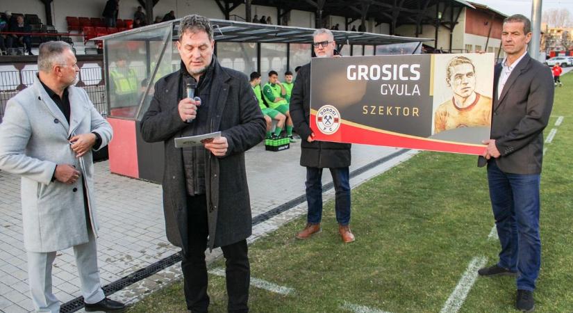 Méltó ünnep: új Grosics Gyula szektor és 6–2-es dorogi győzelem az NB III-ban