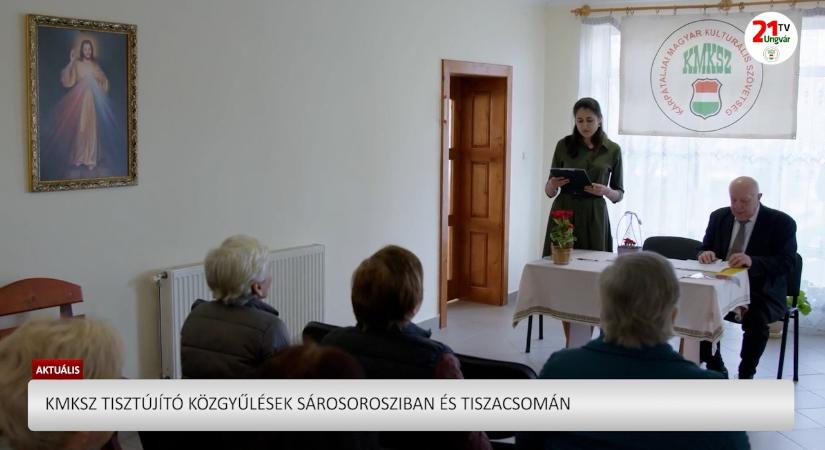 Aktuális (2026.03.09) KMKSZ tisztújító közgyűlések Sárosorosziban és Tiszacsomán (videó)