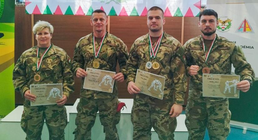 Három aranyat is elhoztak a győri katonák a küzdelmes viadalról