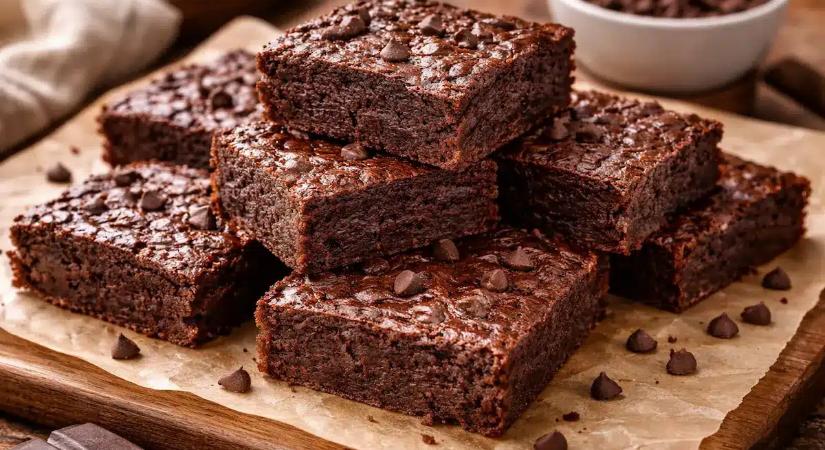Brownie liszt és hozzáadott cukor nélkül – mindössze két hozzávalóból
