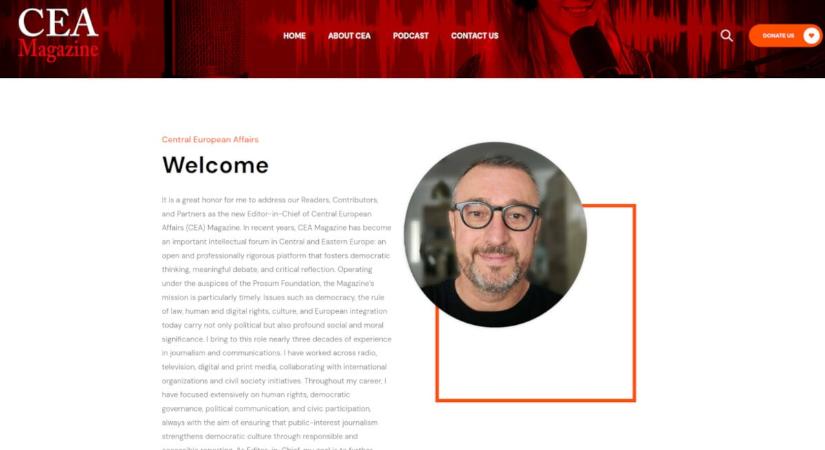 Láng Balázs lett a brüsszeli CEA Magazine főszerkesztője