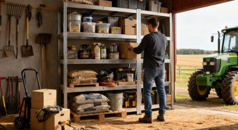 Nagy teherbírású salgó polc: mikor kötelező a masszív tárolás?