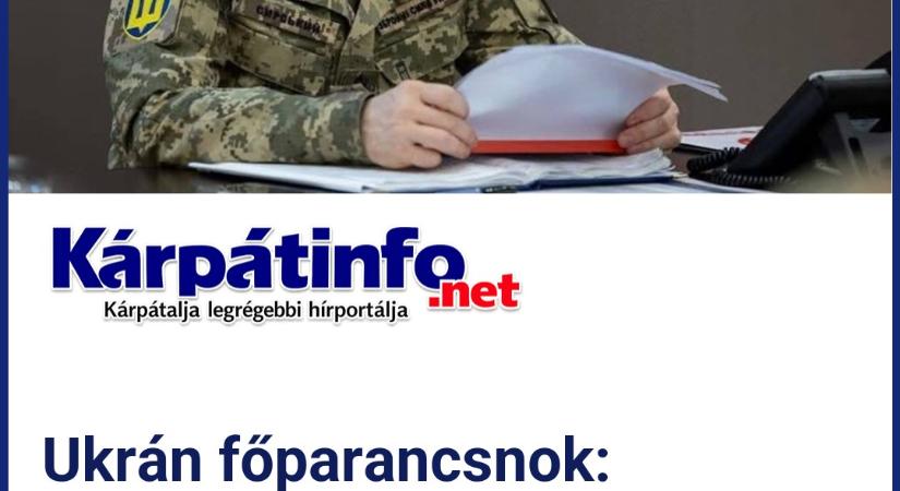 Ukrán főparancsnok: Oroszország kevesebb FPV-drónt tudott bevetni a múlt hónapban