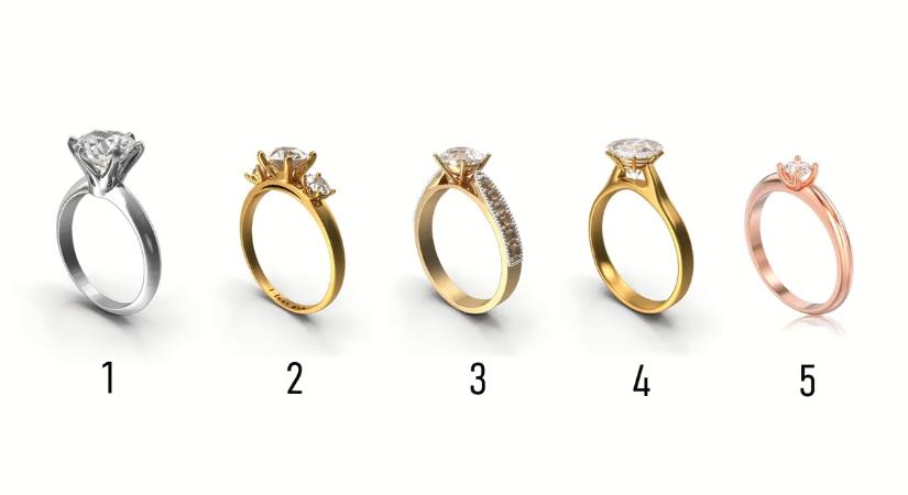 Válassz egy gyűrűt, tudd meg, milyen nő vagy!