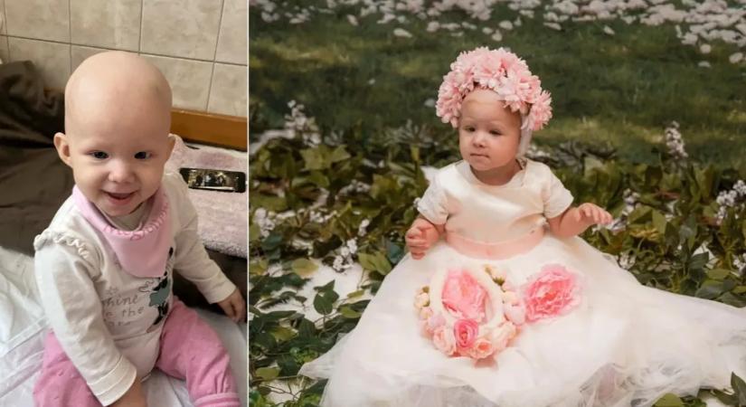 "Erősnek kell maradnom, akkor is, ha belül darabokra hullok" - Szúnyogcsípésnek indult a 2 éves Lia rákos daganata