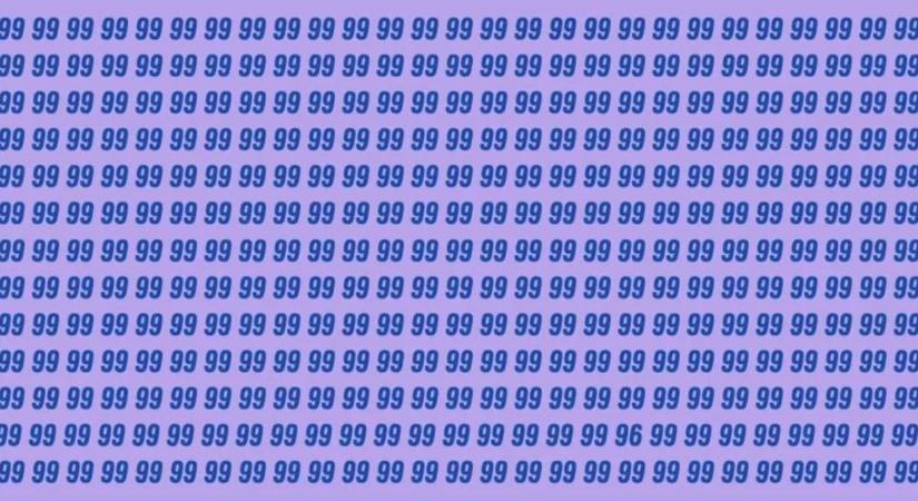 A legtöbben elsiklanak felette - Ön megtalálja a 96-ost?