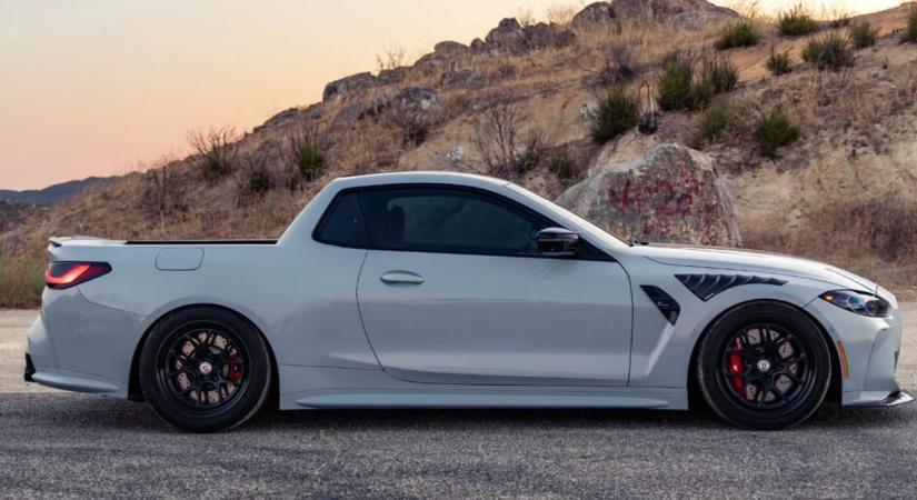 Pickupot csináltak egy BMW M4-ből, és most eladó
