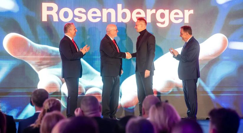 Szijjártó Péter: Kétszáz új munkahelyet hoz létre a Rosenberger Csoport friss beruházása