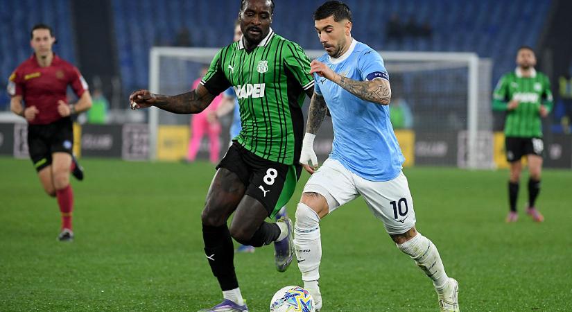Serie A: a hosszabbításban harcolta ki a győzelmet a Lazio a Sassuolo ellen – videóval