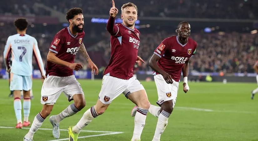 Kétszer is felállt a Brentford, de tizenegyesekkel a West Ham jutott be az FA-kupa negyeddöntőjébe