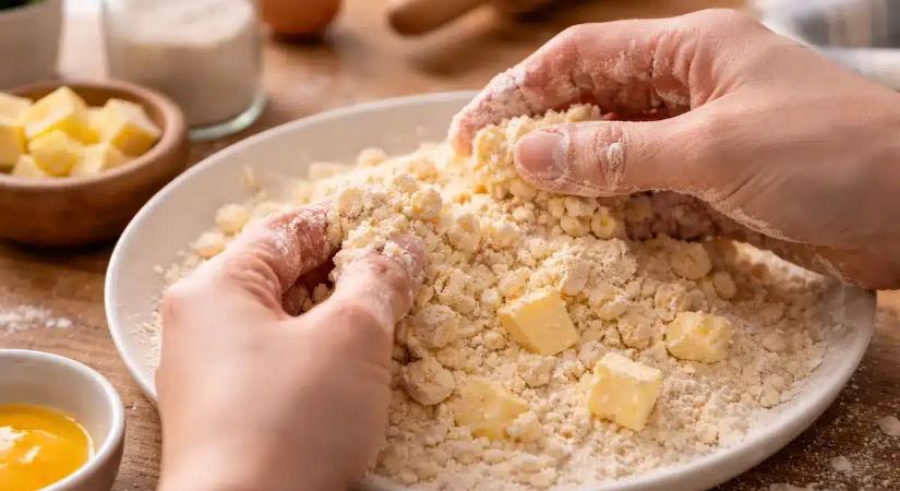 Cukrásztrükk a tökéletes omlós tésztához: a „homokos” módszer