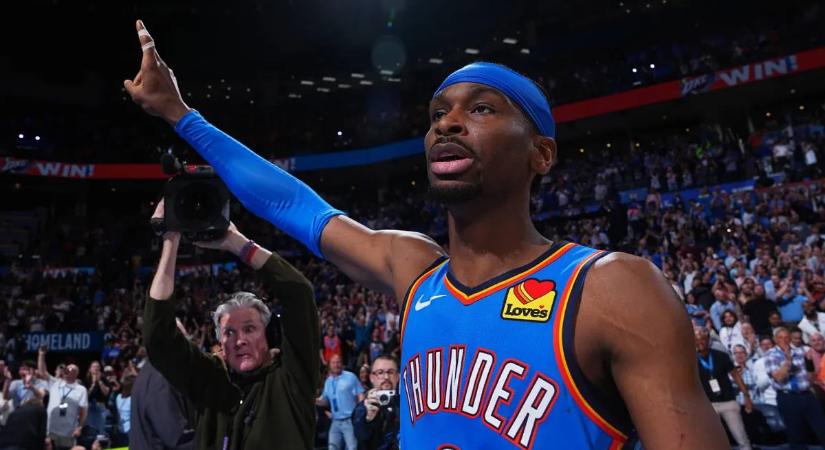 Fantasztikus végjáték a Thunder–Nuggets meccsen, Jokics tripla duplája kevés volt SGA ellen