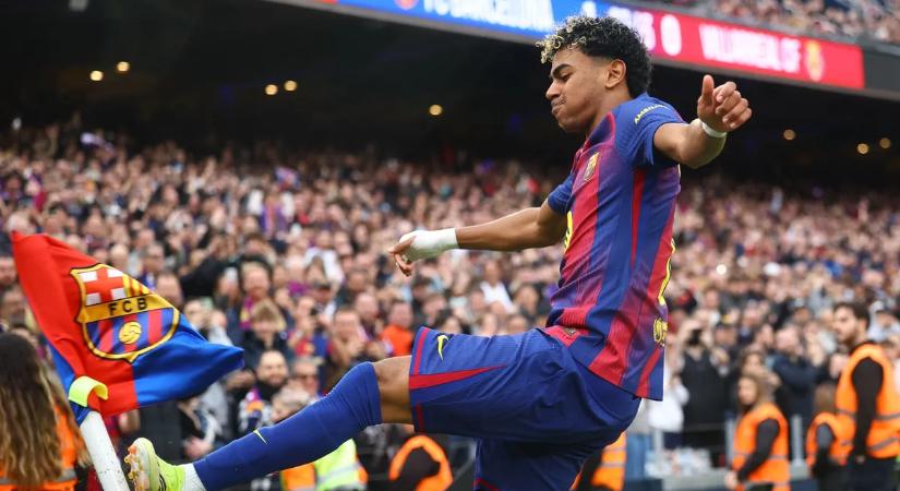 Lamine Yamal bombaformájában várja az újabb kihívást