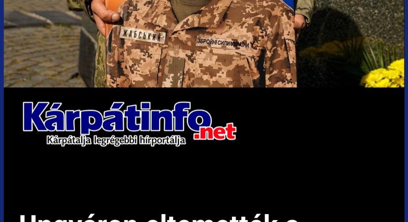 Ungváron eltemették a harcban elesett Andrij Zsabszkijt