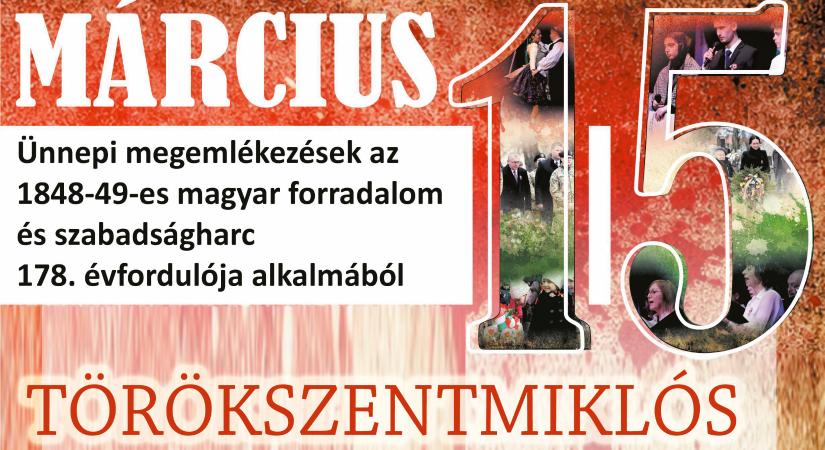 Többnapos programmal emlékeznek a forradalom hőseire Törökszentmiklóson